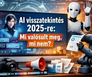 AI visszatekintés 2025-re: mi valósult meg az előrejelzésekből, mi nem, és mit tanulhatnak ebből a vállalkozások 2026-ra az AI ügynökök, Agentic AI és AEO korszakában.