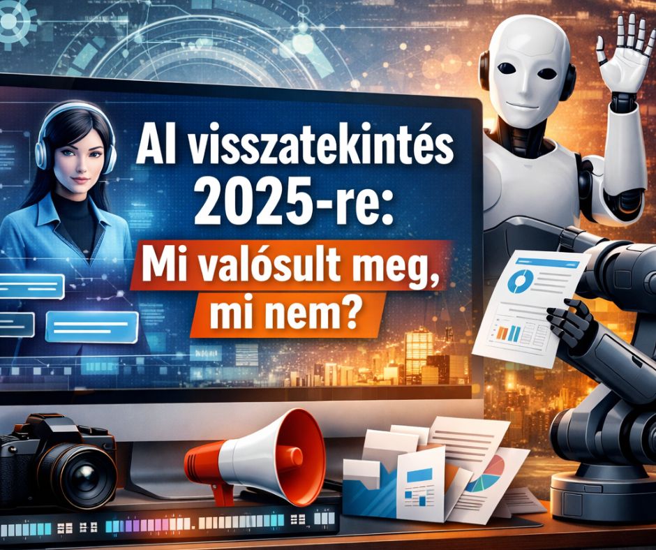 AI visszatekintés 2025-re: mi valósult meg az előrejelzésekből, mi nem, és mit tanulhatnak ebből a vállalkozások 2026-ra az AI ügynökök, Agentic AI és AEO korszakában.